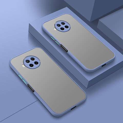 Custodia Silicone Trasparente Laterale Cover per Xiaomi Mi 10i 5G Grigio Lavanda