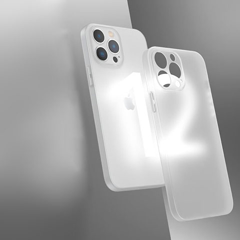 Custodia Silicone Trasparente Laterale Cover WT1 per Apple iPhone 12 Pro Bianco