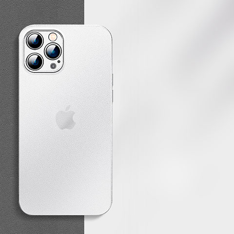 Custodia Silicone Trasparente Laterale Cover WT1 per Apple iPhone 15 Pro Bianco