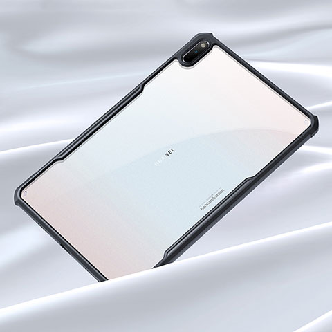 Custodia Silicone Trasparente Specchio Laterale Cover per Huawei MatePad 5G 10.4 Nero