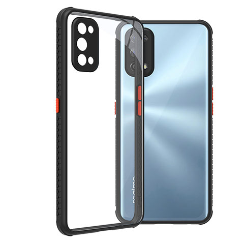 Custodia Silicone Trasparente Specchio Laterale Cover per Realme 7 Pro Nero