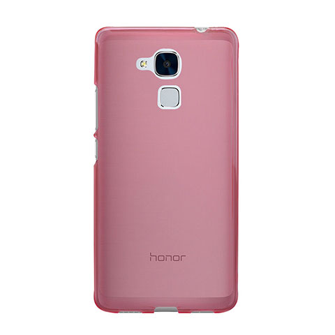 Custodia Silicone Trasparente Ultra Slim Morbida per Huawei Honor 5C Rosa