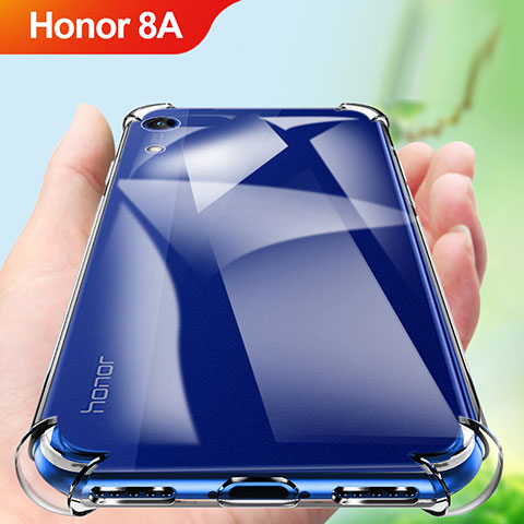 Custodia Silicone Trasparente Ultra Slim Morbida per Huawei Honor 8A Chiaro