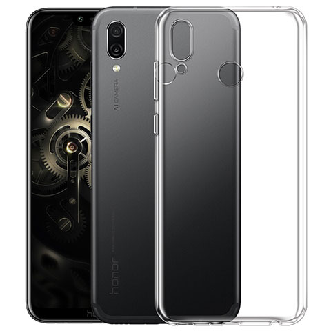 Custodia Silicone Trasparente Ultra Slim Morbida per Huawei Honor Play Chiaro