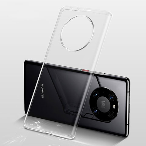 Custodia Silicone Trasparente Ultra Slim Morbida per Huawei Mate 40 Pro Chiaro