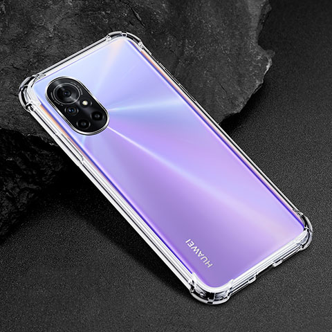 Custodia Silicone Trasparente Ultra Slim Morbida per Huawei Nova 8 Pro 5G Chiaro