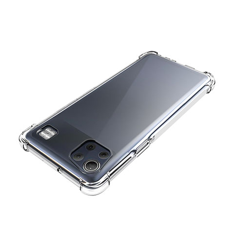 Custodia Silicone Trasparente Ultra Slim Morbida per LG K92 5G Chiaro