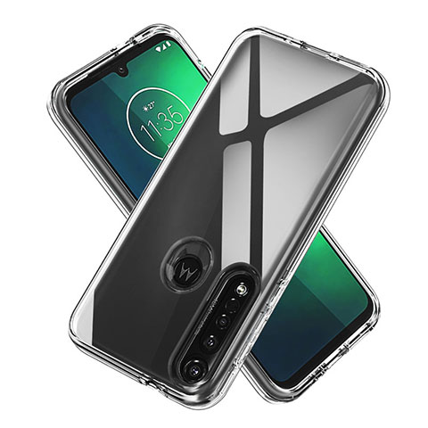 Custodia Silicone Trasparente Ultra Slim Morbida per Motorola Moto G8 Plus Chiaro