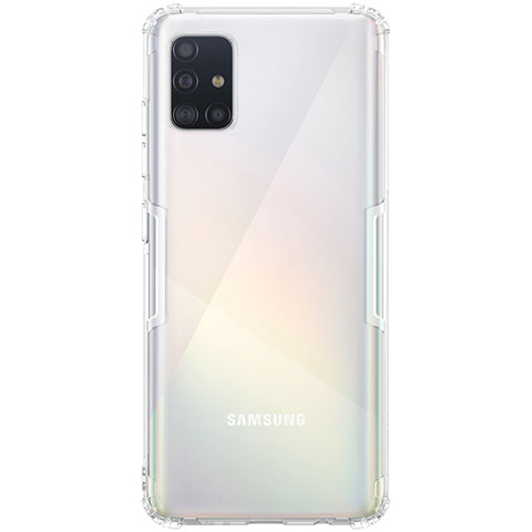 Custodia Silicone Trasparente Ultra Slim Morbida per Samsung Galaxy A51 5G Chiaro