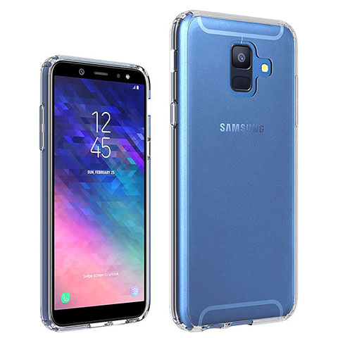 Custodia Silicone Trasparente Ultra Slim Morbida per Samsung Galaxy A6 (2018) Chiaro