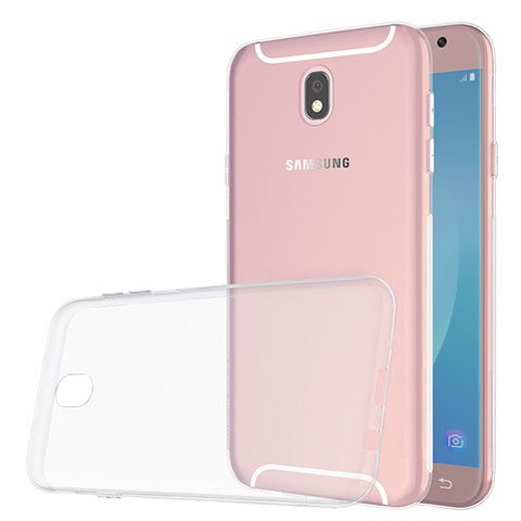 Custodia Silicone Trasparente Ultra Slim Morbida per Samsung Galaxy J5 (2017) SM-J750F Chiaro