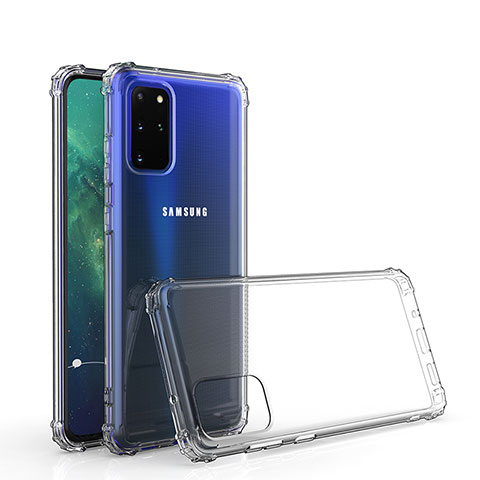 Custodia Silicone Trasparente Ultra Slim Morbida per Samsung Galaxy S20 Plus Chiaro
