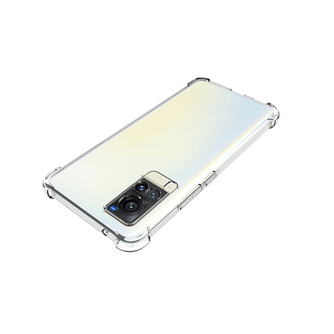 Custodia Silicone Trasparente Ultra Slim Morbida per Vivo X60 5G Chiaro