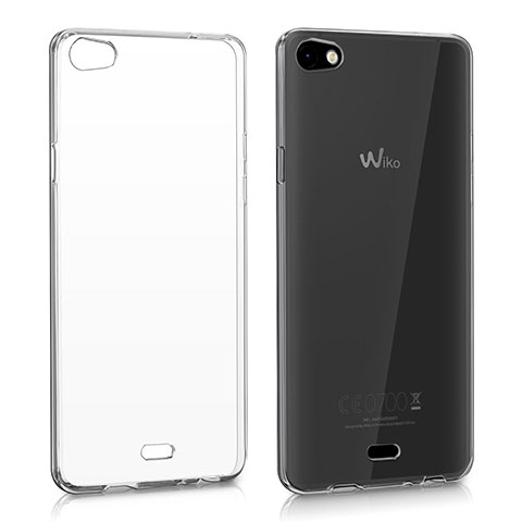 Custodia Silicone Trasparente Ultra Slim Morbida per Wiko Highway Chiaro