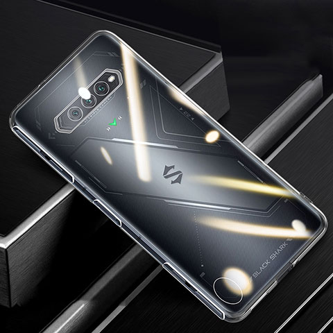 Custodia Silicone Trasparente Ultra Slim Morbida per Xiaomi Black Shark 4S 5G Chiaro