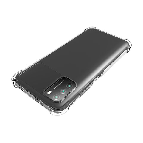 Custodia Silicone Trasparente Ultra Slim Morbida per Xiaomi Poco M3 Chiaro