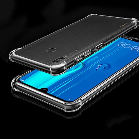 Custodia Silicone Trasparente Ultra Sottile Cover Morbida A04 per Huawei Honor 8X Max Chiaro
