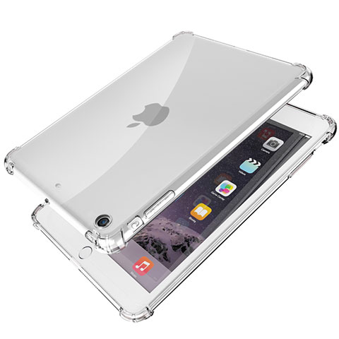 Custodia Silicone Trasparente Ultra Sottile Cover Morbida H01 per Apple iPad Mini 3 Chiaro