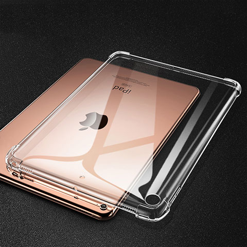 Custodia Silicone Trasparente Ultra Sottile Cover Morbida H01 per Apple iPad Mini 5 (2019) Chiaro