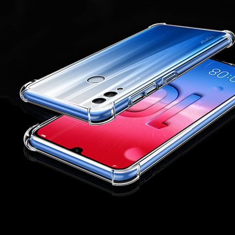 Custodia Silicone Trasparente Ultra Sottile Cover Morbida H01 per Huawei Honor 10 Lite Chiaro