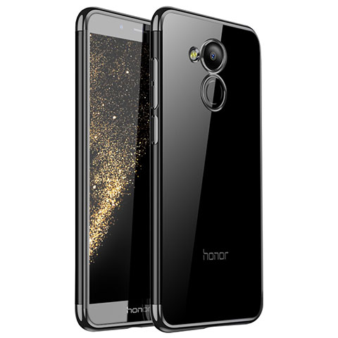 Custodia Silicone Trasparente Ultra Sottile Cover Morbida H01 per Huawei Honor 6A Nero