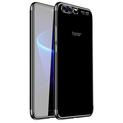 Custodia Silicone Trasparente Ultra Sottile Cover Morbida H01 per Huawei Honor 9 Nero