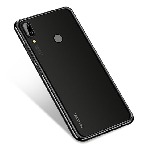 Custodia Silicone Trasparente Ultra Sottile Cover Morbida H01 per Huawei Nova 3 Nero