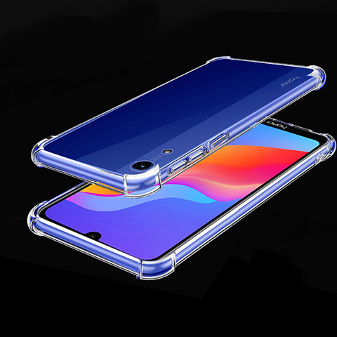 Custodia Silicone Trasparente Ultra Sottile Cover Morbida H01 per Huawei Y6 (2019) Chiaro