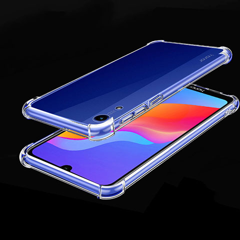 Custodia Silicone Trasparente Ultra Sottile Cover Morbida H01 per Huawei Y6 Pro (2019) Chiaro