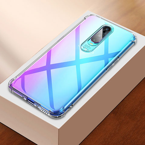 Custodia Silicone Trasparente Ultra Sottile Cover Morbida H01 per Oppo RX17 Pro Chiaro