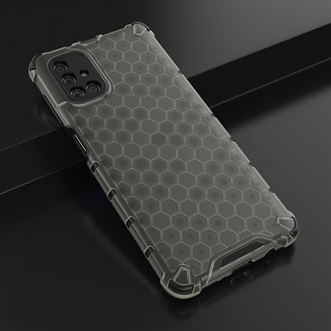 Custodia Silicone Trasparente Ultra Sottile Cover Morbida H01 per Samsung Galaxy M51 Nero