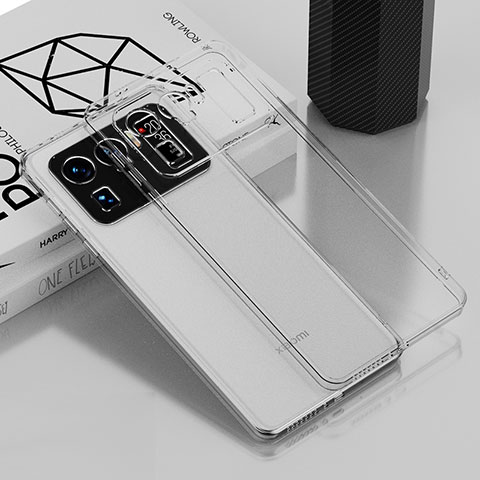 Custodia Silicone Trasparente Ultra Sottile Cover Morbida H01 per Xiaomi Mi 11 Ultra 5G Chiaro