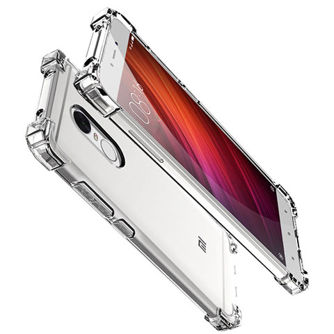 Custodia Silicone Trasparente Ultra Sottile Cover Morbida H01 per Xiaomi Redmi Note 4X Chiaro