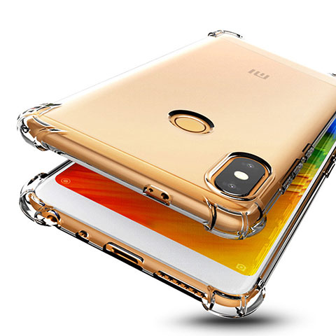 Custodia Silicone Trasparente Ultra Sottile Cover Morbida H01 per Xiaomi Redmi Note 5 Chiaro