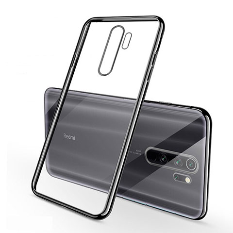 Custodia Silicone Trasparente Ultra Sottile Cover Morbida H01 per Xiaomi Redmi Note 8 Pro Nero