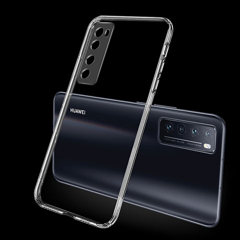Custodia Silicone Trasparente Ultra Sottile Cover Morbida H02 per Huawei Nova 7 5G Chiaro