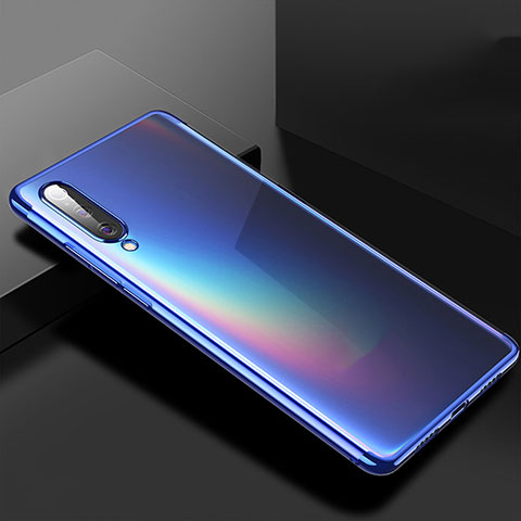 Custodia Silicone Trasparente Ultra Sottile Cover Morbida H02 per Xiaomi CC9e Blu