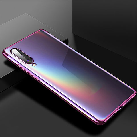 Custodia Silicone Trasparente Ultra Sottile Cover Morbida H02 per Xiaomi CC9e Oro Rosa