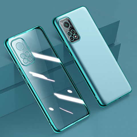 Custodia Silicone Trasparente Ultra Sottile Cover Morbida H02 per Xiaomi Redmi Note 11S 4G Verde