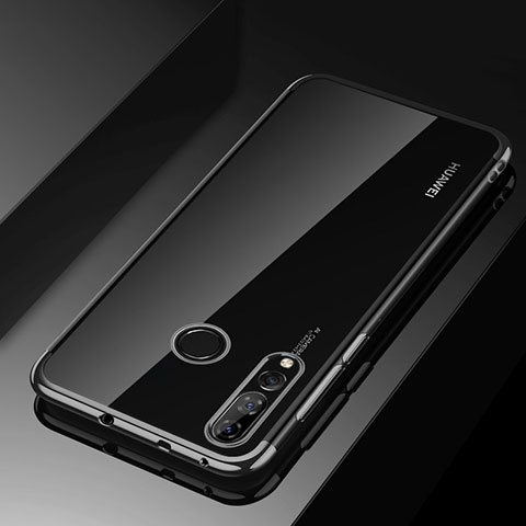 Custodia Silicone Trasparente Ultra Sottile Cover Morbida H03 per Huawei Honor 20i Nero