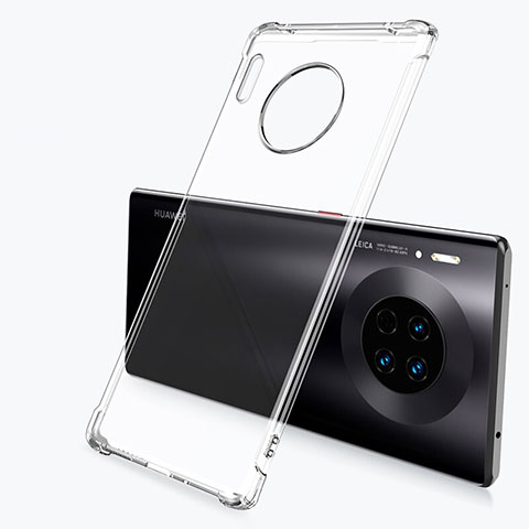 Custodia Silicone Trasparente Ultra Sottile Cover Morbida H03 per Huawei Mate 30 Chiaro