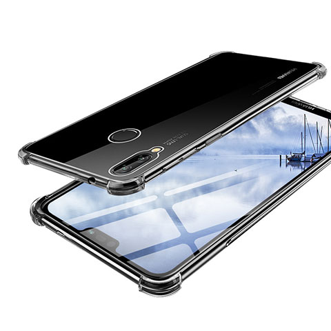 Custodia Silicone Trasparente Ultra Sottile Cover Morbida H03 per Huawei Nova 3 Chiaro