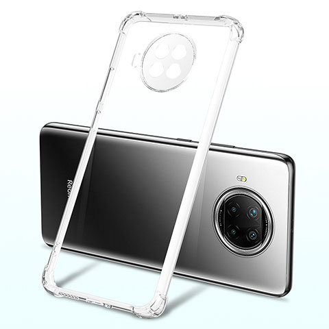 Custodia Silicone Trasparente Ultra Sottile Cover Morbida H03 per Xiaomi Mi 10T Lite 5G Chiaro