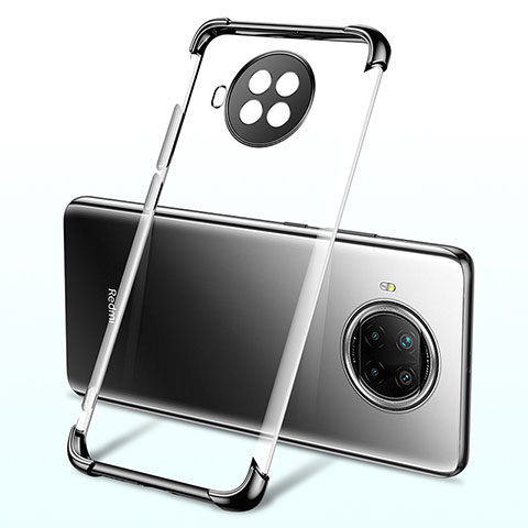 Custodia Silicone Trasparente Ultra Sottile Cover Morbida H03 per Xiaomi Mi 10T Lite 5G Nero