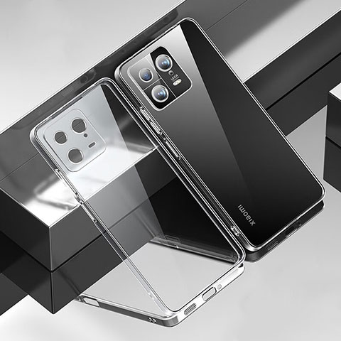 Custodia Silicone Trasparente Ultra Sottile Cover Morbida H03 per Xiaomi Mi 13 5G Chiaro
