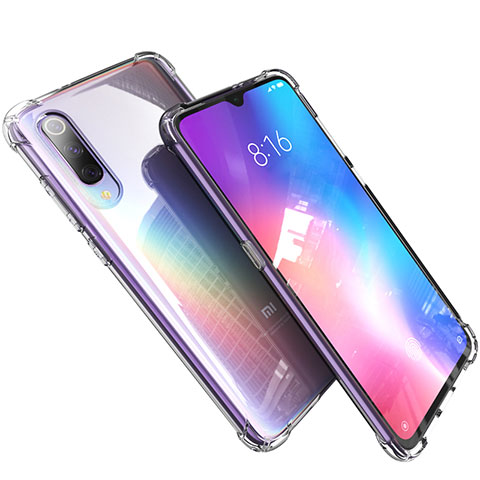 Custodia Silicone Trasparente Ultra Sottile Cover Morbida H03 per Xiaomi Mi 9 Lite Chiaro