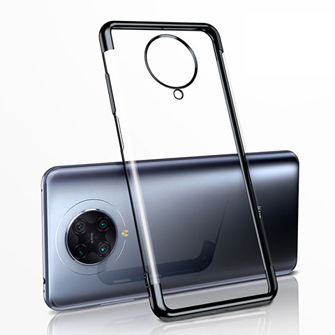 Custodia Silicone Trasparente Ultra Sottile Cover Morbida H03 per Xiaomi Redmi K30 Pro 5G Nero