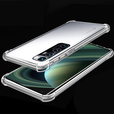 Custodia Silicone Trasparente Ultra Sottile Cover Morbida H04 per Xiaomi Mi 10 Ultra Chiaro