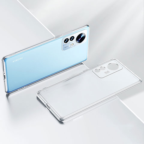 Custodia Silicone Trasparente Ultra Sottile Cover Morbida H04 per Xiaomi Mi 12S Pro 5G Chiaro