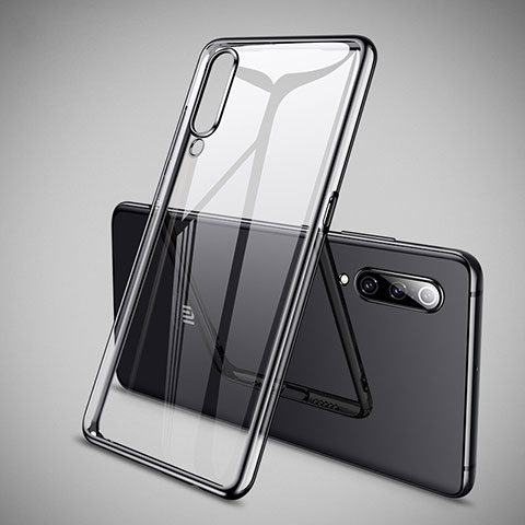 Custodia Silicone Trasparente Ultra Sottile Cover Morbida H05 per Xiaomi Mi 9 SE Nero